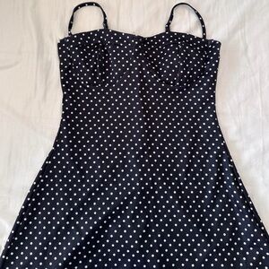Black and White Polka Dot Dress